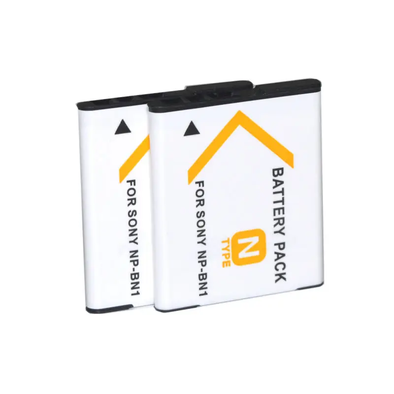 

CONENSET 2pcs Li-ion Battery for Sony DSC-TX7 DSC-J10 DSC-J20 DSC-TX20 DSC-QX100 DSC-QX30 Camera and for sony NP-BN1 battery
