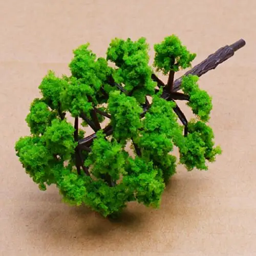 10 Pcs Model Tree Train Set Plastic Trunks Scenery Landscape Layout HO N