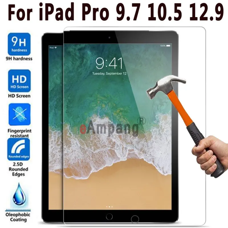 Premium Tempered Glass Screen Protector For Apple iPad PRO 2017 2018 12.9 11