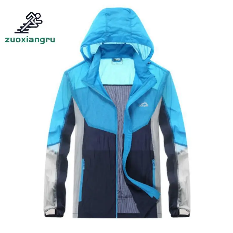 Zuoxiangru الرجال النساء التخييم الملابس سريعة الجافة معطف للرياضة للماء الشمس و الأشعة فوق البنفسجية حماية معطف الرياضة في الهواء الطلق جاكيتات... Zuoxiangru الرجال النساء التخييم الملابس سريعة الجافة معطف للرياضة للماء الشمس و الأشعة فوق البنفسجية حماية معطف الرياضة في الهواء الطلق جاكيتات...