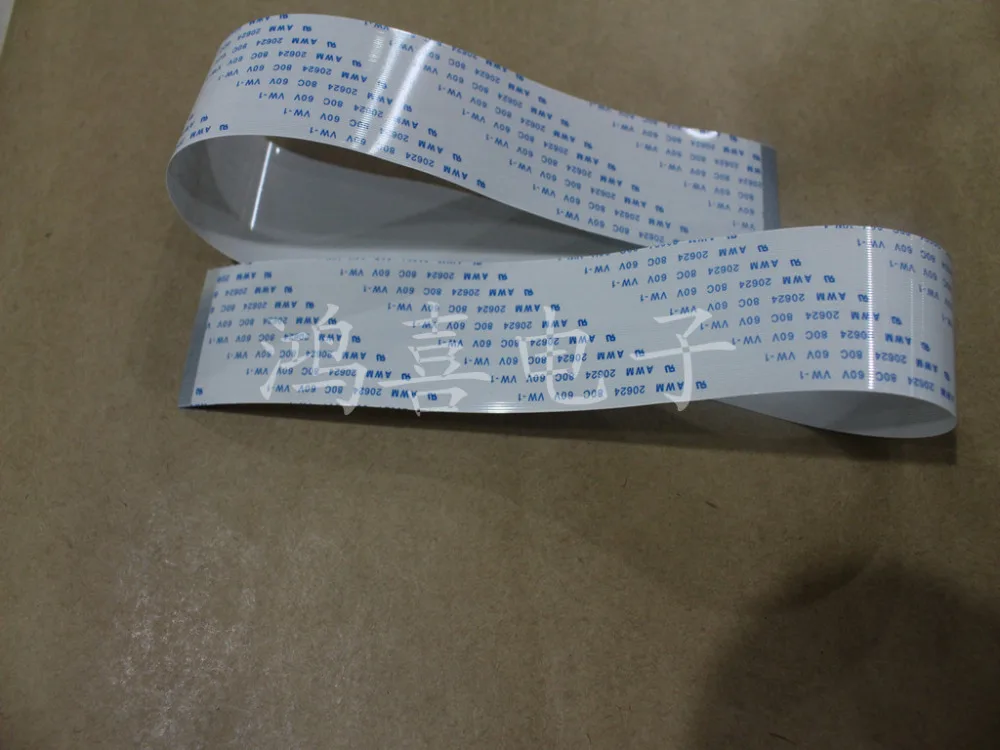 

WZSM NEW FFC FPC ribbon cable 0.5mm Pitch 60 pin Forward Width 30.5MM Length 200mm 400mm 500mm 600mm