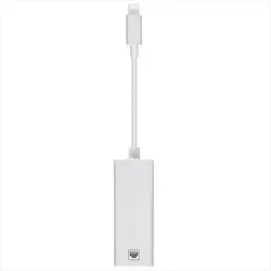 100 Мбит/с адаптер для сетевого кабеля для Lightning к RJ45 Ethernet LAN проводной за рубежом Путешествия Компактный для iPhone/для iPad серии