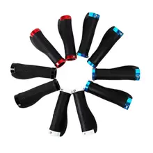 Apretones de Manillar de Bicicleta de montaña Ciclismo de Carretera Resbalón-Prueba de Goma Antideslizante Apretones de La Bicicleta de Bloqueo de Bicicleta de Montaña En Bicicleta manillar Grip