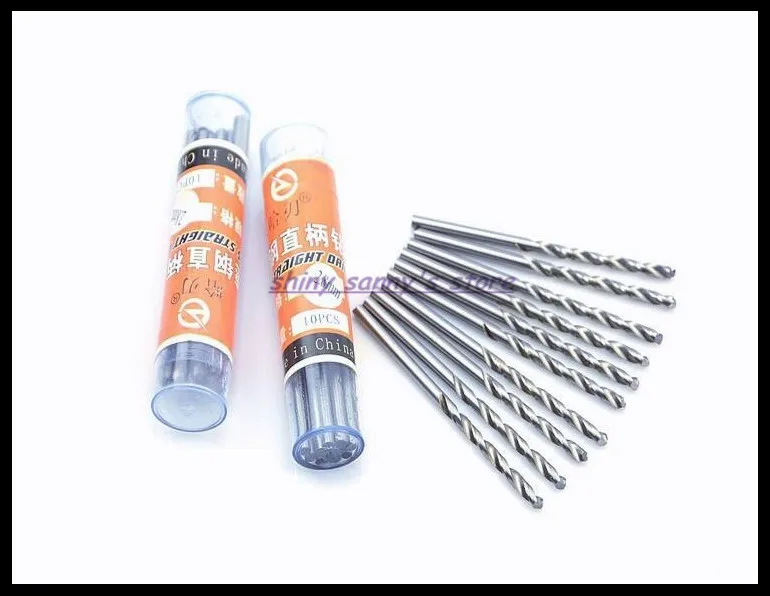80 Pz/Lotto Hss Hss In Acciaio Ad Alta Velocità 4341 Drill Bit 2.4/2.5/2.6/2.7Mm Twist Drill Bit Lavorazione Del Legno Strumento Di Legno