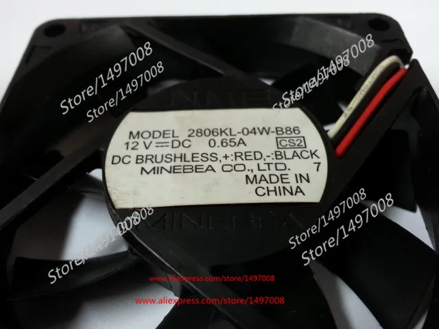 NMB MAT 2806KL 04W B86 CS2 DC 12V 0.65A 3 жильный 70x70x15 мм Сервер вентилятор охлаждения|nmb-mat|cs265 mm |