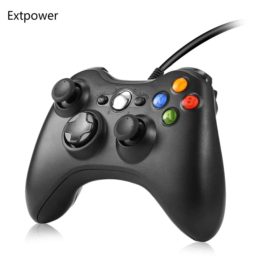 Проводной USB джойстик Extpower геймпад контроллер для официальных ПК Microsoft Windows 7 8 10