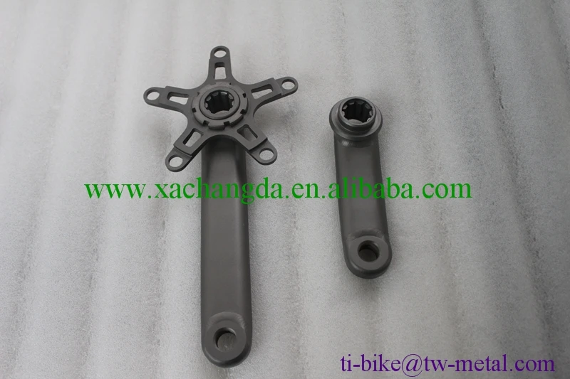 Titanium bike cranks04
