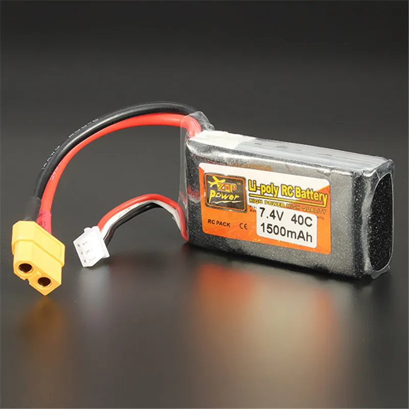 ZOP power 7 4 V 1500mAh 40C 2S Lipo батарея XT60 разъем для радиоуправляемой камеры Дрон