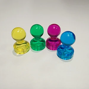45 шт. магнитная кнопка, скиттл палочки магниты, идеально подходит для красоты дома, офиса, холодильники, канцелярские кнопки на магнитах - Цвет: Mix