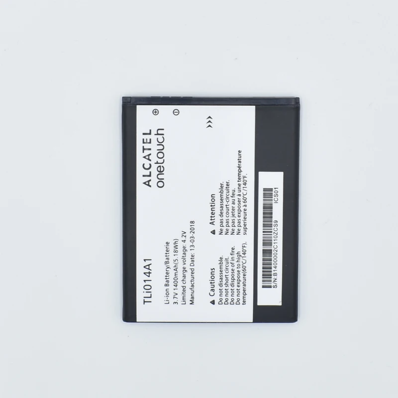 Hekiy 1400mAh аккумулятор для Alcatel one touch Fire 4012 4012A 4012X CAB31P0000C1/CAB31P0000C2 TLI014A1 перезарядка