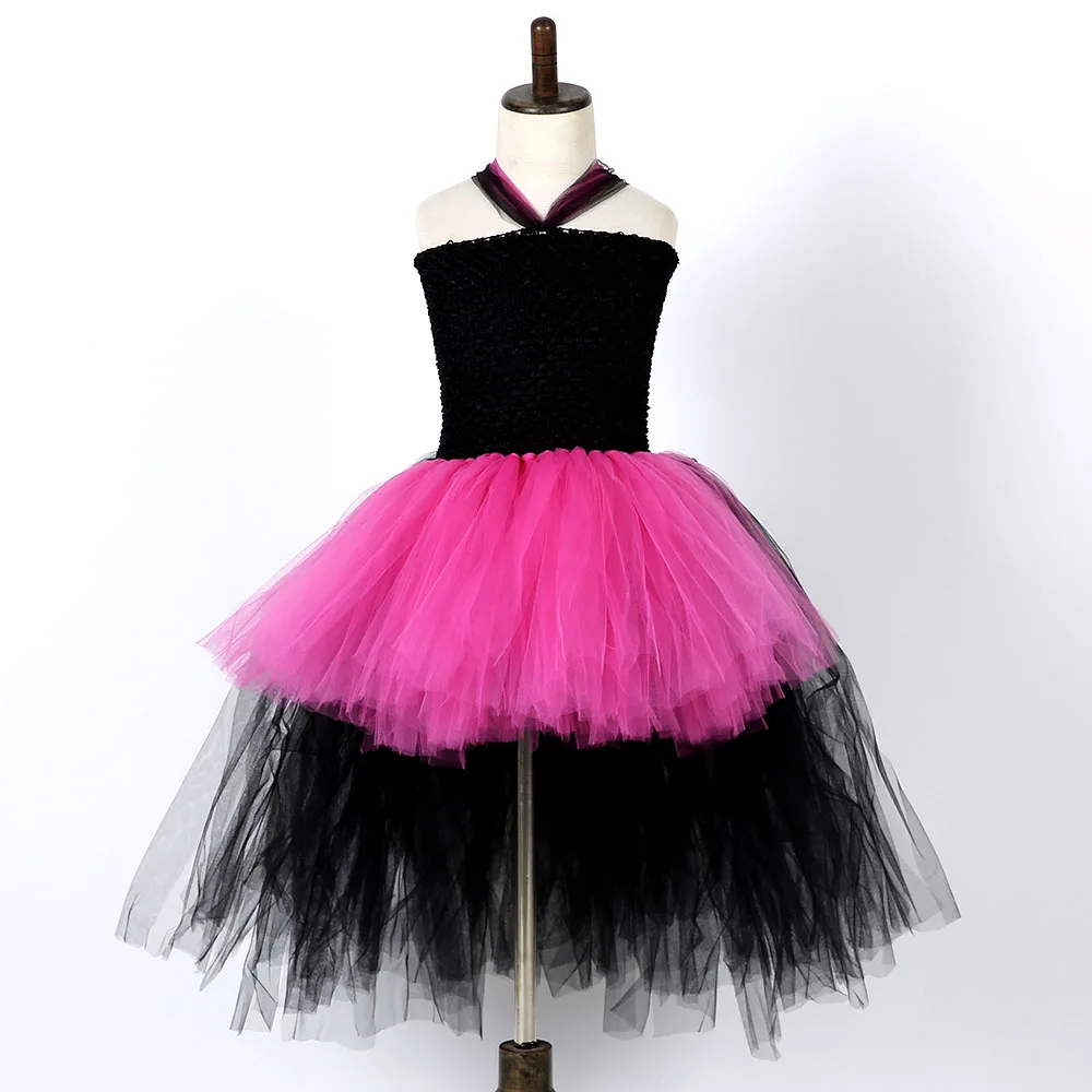 Girls Hot Pink Dress Rock Star Costume 
