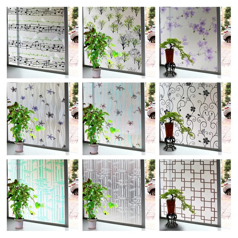 

Wide 60cm*Long 300cm Frosted Opaque Window Film For Glass Privacy Adhesive Window Stickers Home Decor Vinyl Bedroom Bathroom