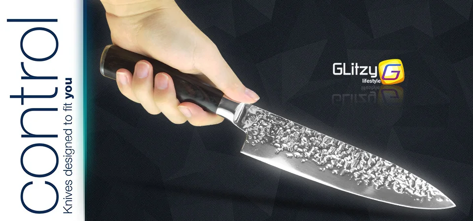 Кухонный нож 8 дюймов высокоуглеродистая Нержавеющая сталь Professional японский шеф-повар ножи 7CR17 440C мясо Santoku нож дропшиппинг