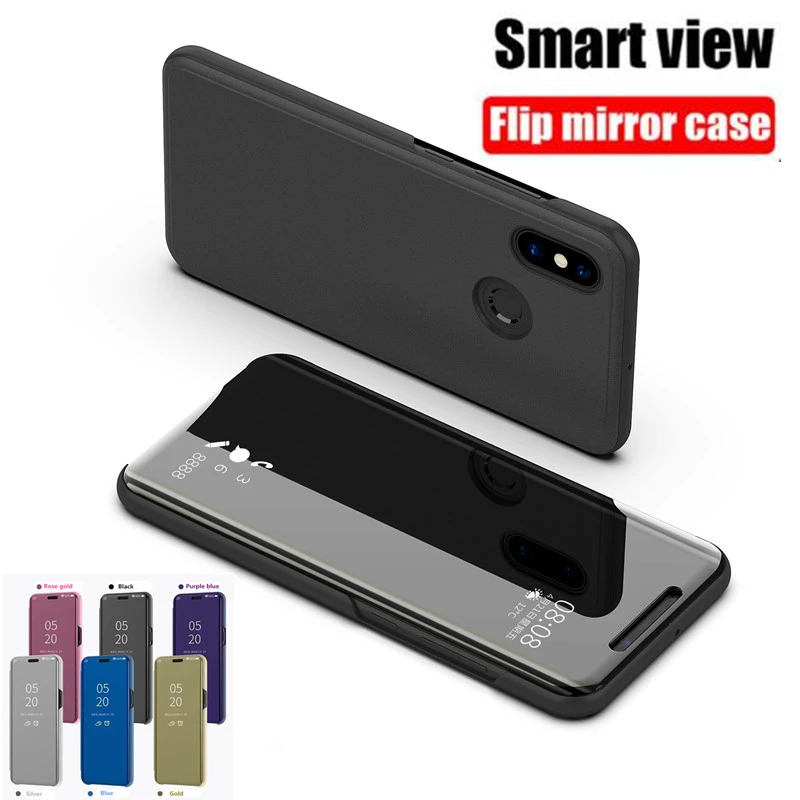 

Smart Mirror View Case For Huawei P20 P30 Mate 20 Pro P10 Plus Honor 9 Lite Flip Cover For Y5 Y6 Y7 2018 P Smart Nova 3i Cases