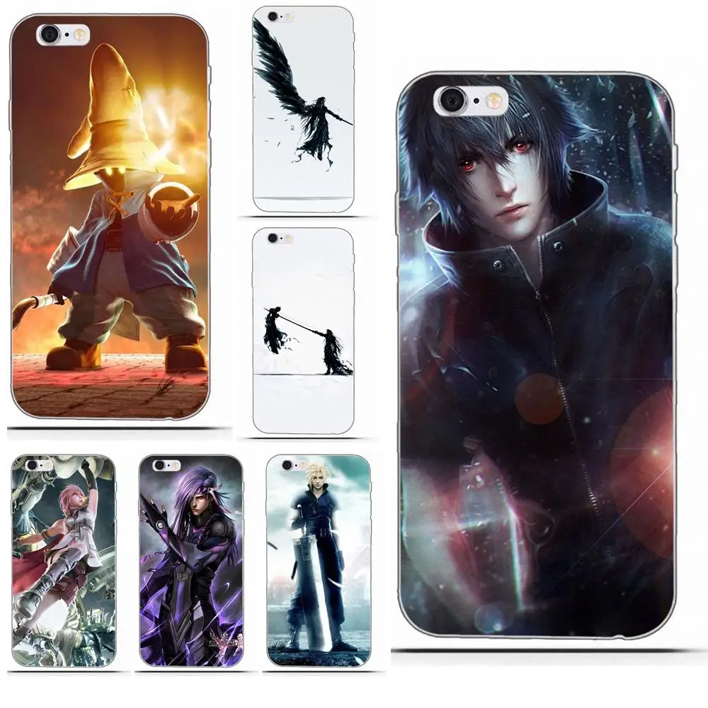 

Final Fantasy Remake TPU Cover Cases For Xiaomi Note 3 4 Mi3 Mi4 Mi4C Mi4i Mi5 Mi 5S 5X 6 6X A1 Max Mix 2