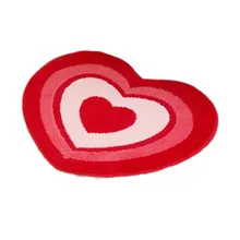 Любовь не-антискользящий коврик Симпатичные Heart-Shaped коврик сердечко Красный Свадебный Праздничный ковер брак предложение