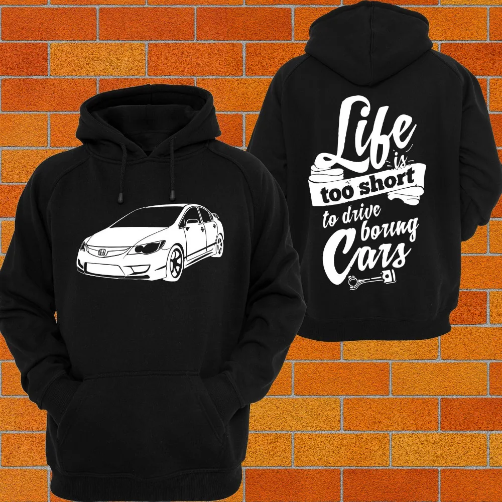 Толстовка свитшот или майка Hon CIVIC FD mugen Turbo Vtec 8 го поколения JDM Тип R|Толстовки и