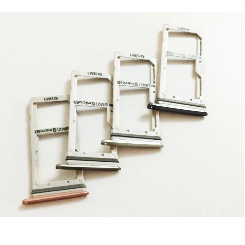 

2 Pcs/lot, Dual / Single SIM Card Tray Slot Holder For Samsung Galaxy S7 edge G935 Sim Tray Silver/Grey/ Gold/Pink