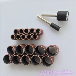 20pcs K143Y Emery cloth circle Sand Ring Connecting Decorticate Polishing Burnish Tool High Quality On Sale