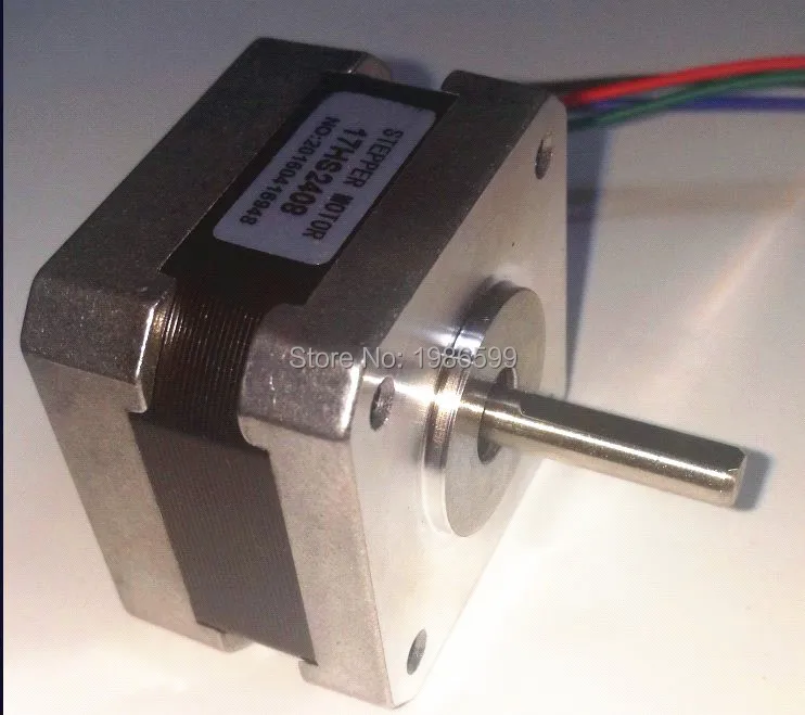 

17HS2408 4-lead Nema 17 Stepper Motor 42 motor 42BYGH 0.6A CE ROSH ISO CNC Laser Grind Foam Plasma Cut