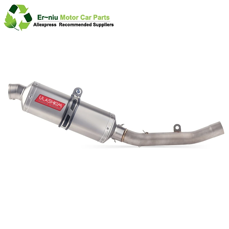 

Full System Exhaust Slip On For kawasaki Z800 Z 800 Motorcycle Exhaust Muffler Escape Middle Mid Contact Pipe DB Killer