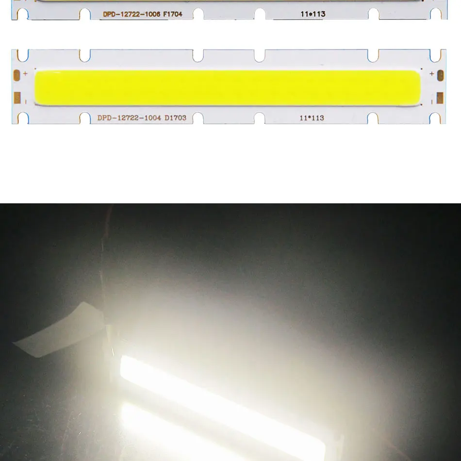 [Sumbuls] 20 Вт Теплый Холодный белый светодиодный COB полосы света DC 30 в 33 в 127 мм Прямоугольник чип на плоская лампа для DIY светодиодный сверх яркие лампы