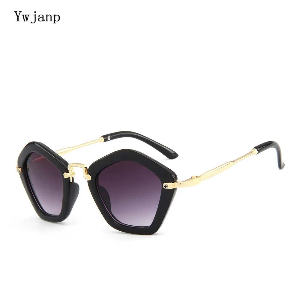 Ywjanp Brand Trendy Kids Sunglasses Polygon Childr