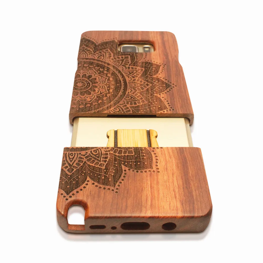 High Quality Genuine Real Log Wood Wooden case
