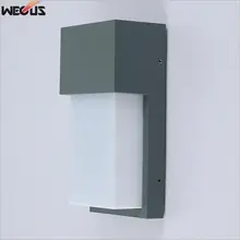 WECUS) наружные проекты общего стиля, наружный светодиодный настенный светильник, наружный водонепроницаемый настенный светильник, настенный светильник для виллы, двора, прохода