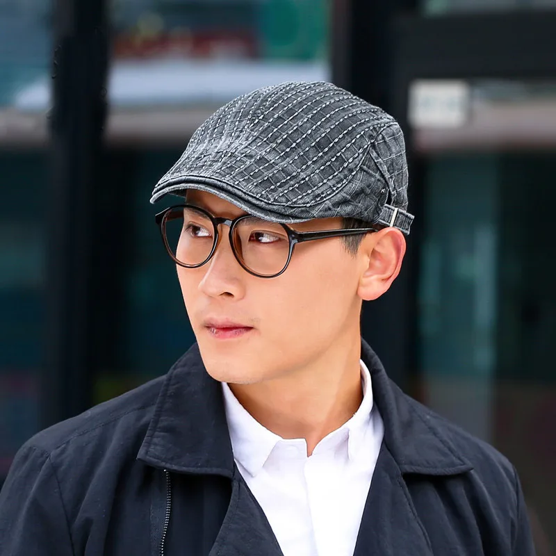 Korea Gaya Topi Tukang Koran Baret 
