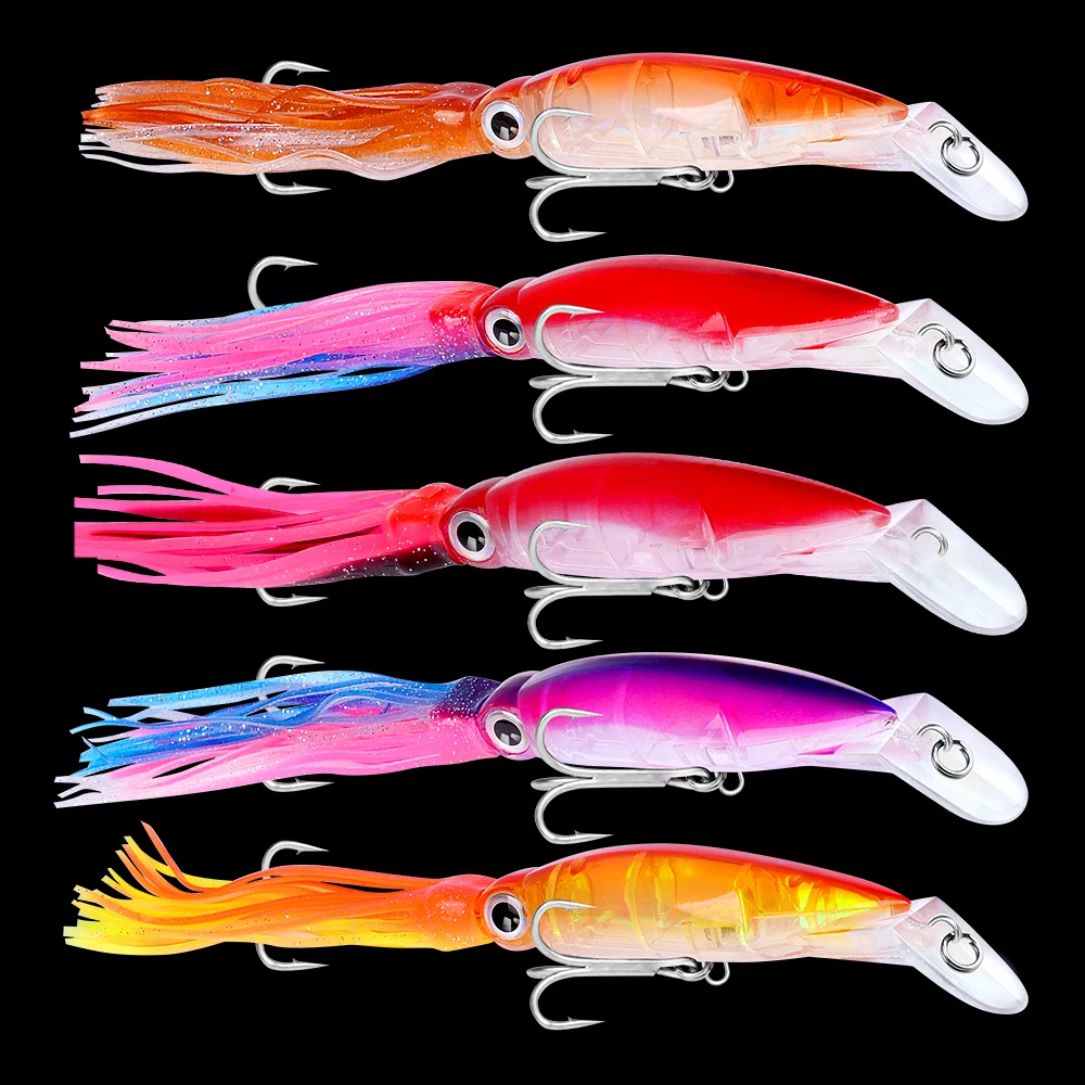 1PC fishing tackle Sleeve Fish Fishing lure 24cm/40g fishing bait 5