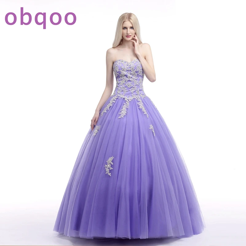 2017 Милая Бисером Аппликация Ruched Складки Бальное платье Quinceanera Платья Этаж Длина
