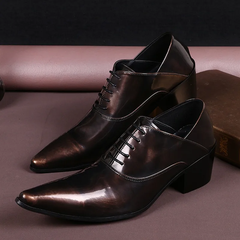 men's flat heel formal shoes