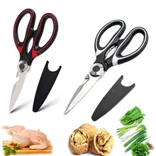 Многофункциональные кухонные ножницы, ультра Острые Ножницы из нержавеющей стали для курицы, птицы, рыбы, барбекю_ WK