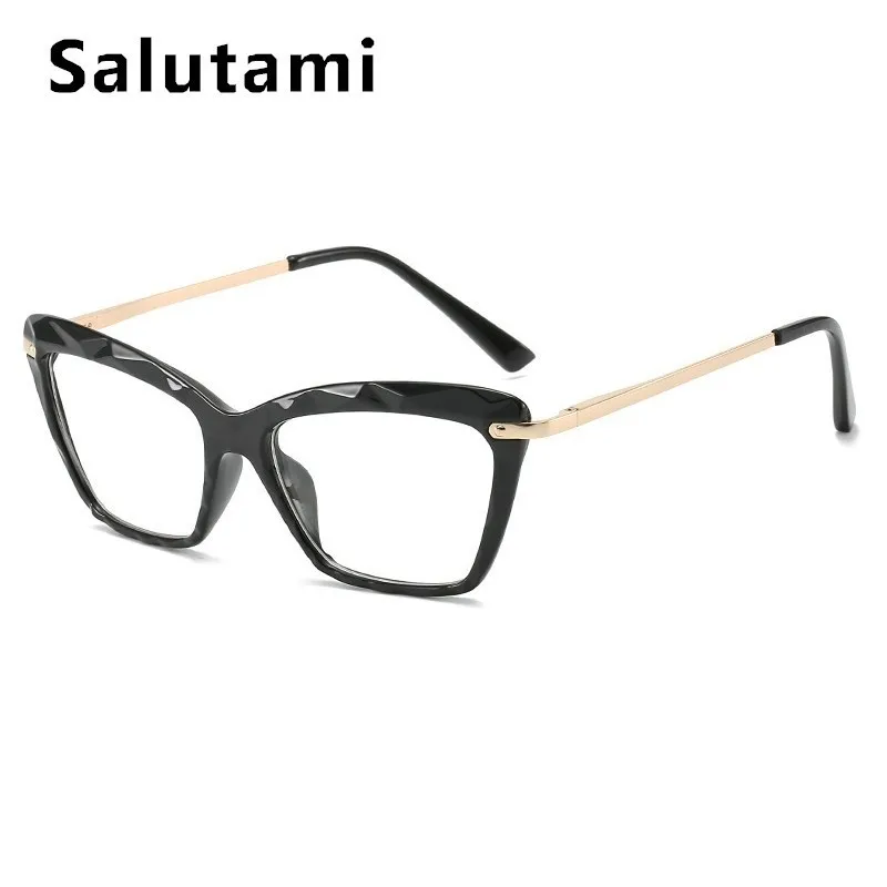 Модные квадратные оправы для очков, женские трендовые стильные брендовые оптические компьютерные очки Oculos De Grau Feminino Armacao - Цвет линз: black clear
