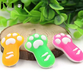 

6 pcs/lot Novelty cute bear's paw luminous rubber eraser kawaii creative stationery school supplies papelaria gifts for kids