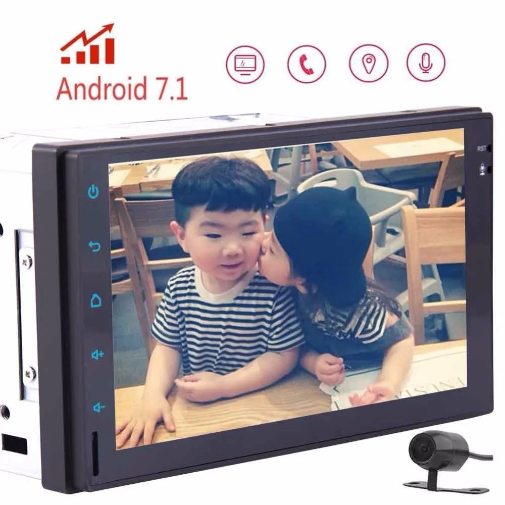 

Eincar Camera Android 7.1 Car No DVD Player Autoradio Stereo GPS Navigation In console Radio Audio Support Bluetooth/WiFi Radio