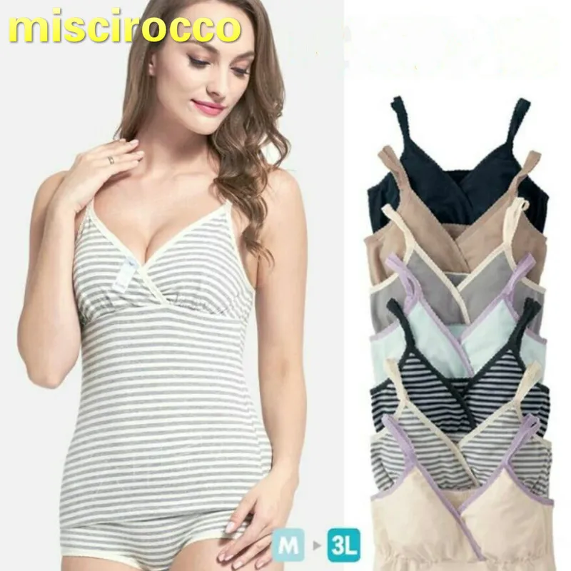 

Pregnant Women Vest Tanks Camis Maternity Clothings Breast Feeding Straps Cross Breast Feeding Clothing Bra Cross