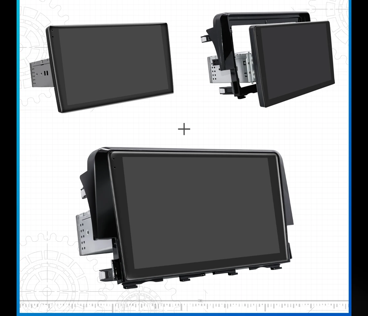 Sale DSP 9" Android 8.1 Car Multimedia Radio for Honda Civic 2016-2018 GPS Mirror Link Subwoofer Stereo WiFi 4G SIM DVR OBD DAB AUX 5