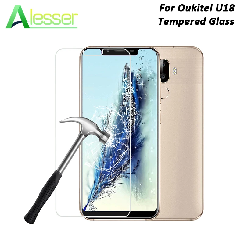 Alesser для Oukitel U18 закаленное стекло телефона премиум класса Защитная стальная