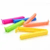 Accessoires de cuisine 5 pièces/lot coloré Snack en plastique pince alimentaire stockage étanchéité outil fruits conservation sac support cuisine Gadget ► Photo 2/6