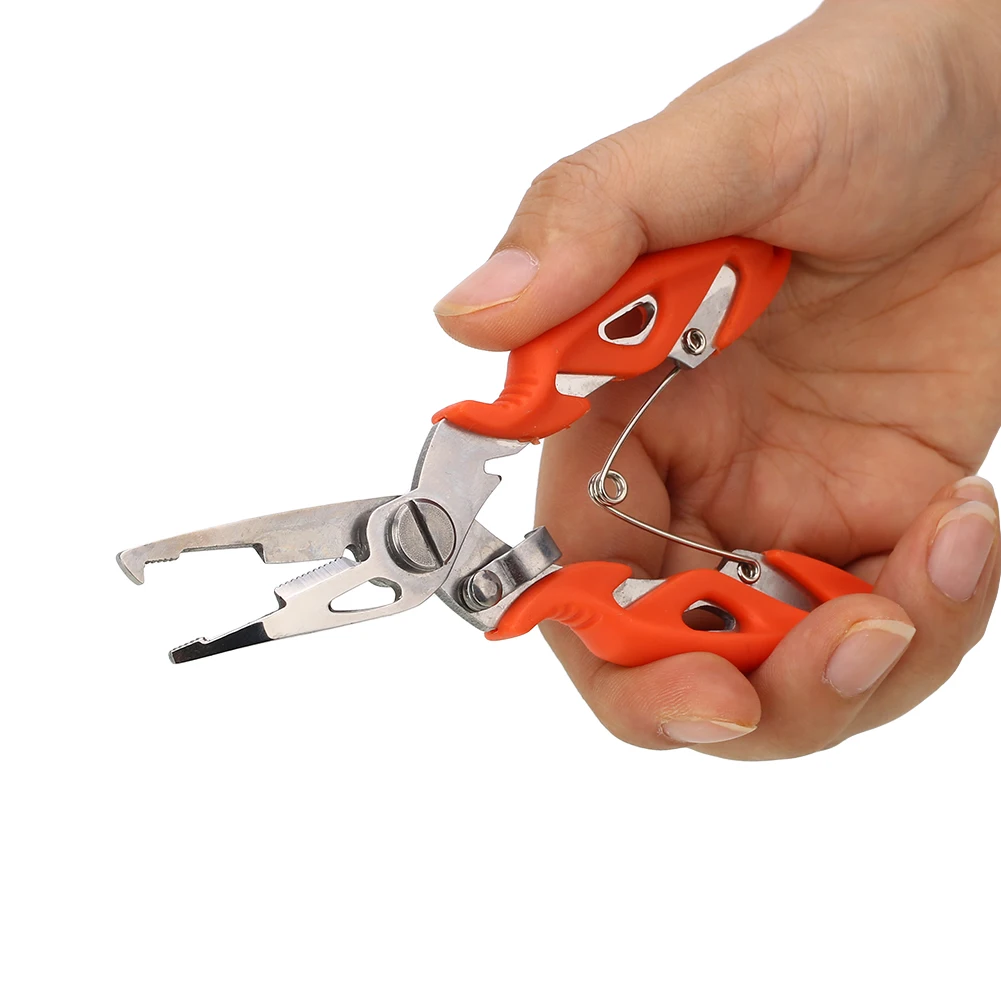 

Fishing Plier Scissors Lure Hook Remover Stainless Steel Multifunctional