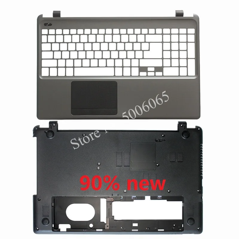 Крышка чехол для acer Aspire E1-510 E1-530 E1-532 E1-570 E1-572 E1-570G E1-572G Palmrest крышка/ноутбук Нижняя база чехол Крышка - Цвет: gray C and black D