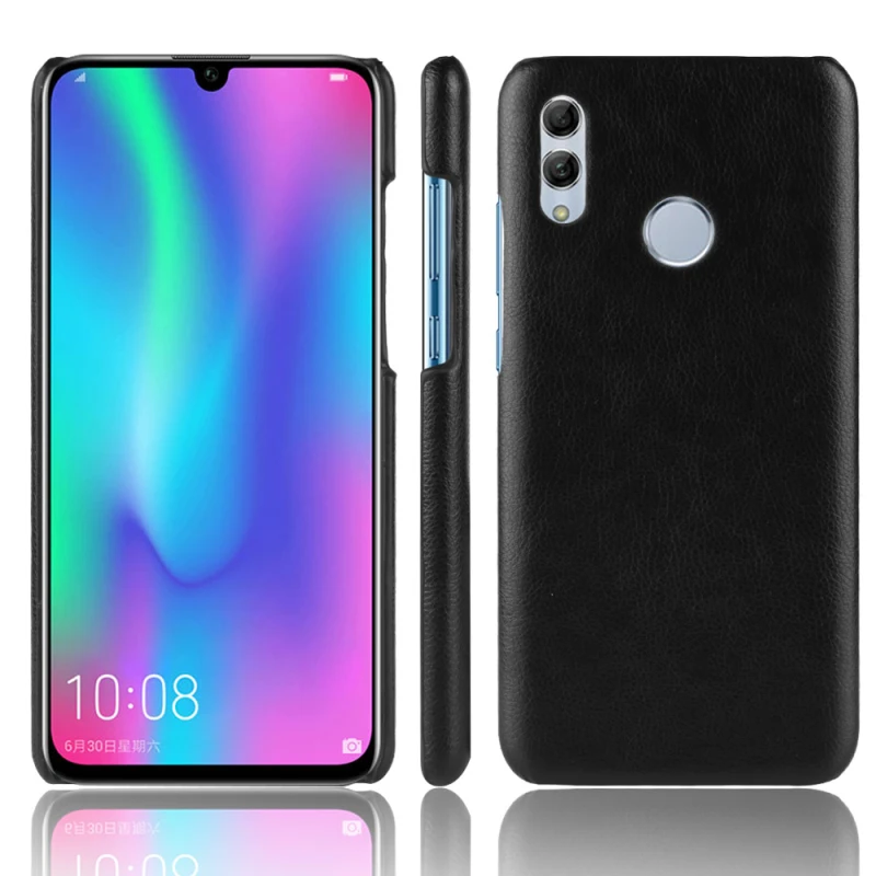 Huawei Honor 10 lite Litchi pattern PU leather+PC hard case_1