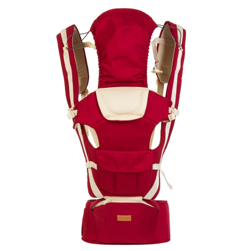 Кенгуру младенцы носители переноски ребенка ребенок комфортно слинг рюкзак с шляпу ребенка кенгуру рюкзак для переноски - Цвет: rose