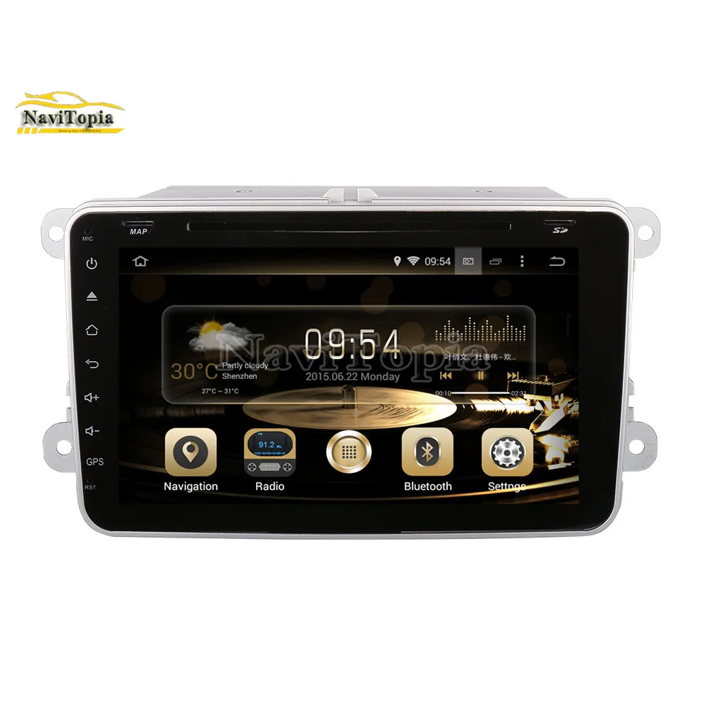 Top NAVITOPIA 4G RAM 64G ROM PX6 Android 9.0 Car DVD GPS Navigation for VW Passat B7/Passat Variant/Passat CC/Touran/Golf V VI 7
