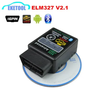 

Car Auto Diagnosis Scanner V2.1 OBD2 HH OBD ELM327 Works Android Torque Bluetooth ELM327 New OBD Interface ELM 327 Free Shipping