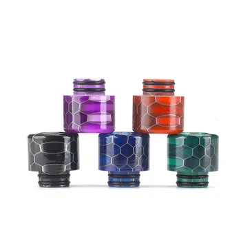

510 Snake Drip Tip Epoxy Resin Mouthpiece Wide Bore for TFV8 Baby RTA RDA Tank Atomizer Vape Accessories Drip Tip