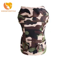 DOGGYZSTYLE Camouflage Dog Vest Autumn Cloth Small To Big Dogs Clothes Army Black Jacket For Pets Soft Apparel French Bulldog DOGGYZSTYLE Camouflage Dog Vest Autumn Cloth Small To Big Dogs Clothes Army Black Jacket For Pets Soft Apparel French Bulldog