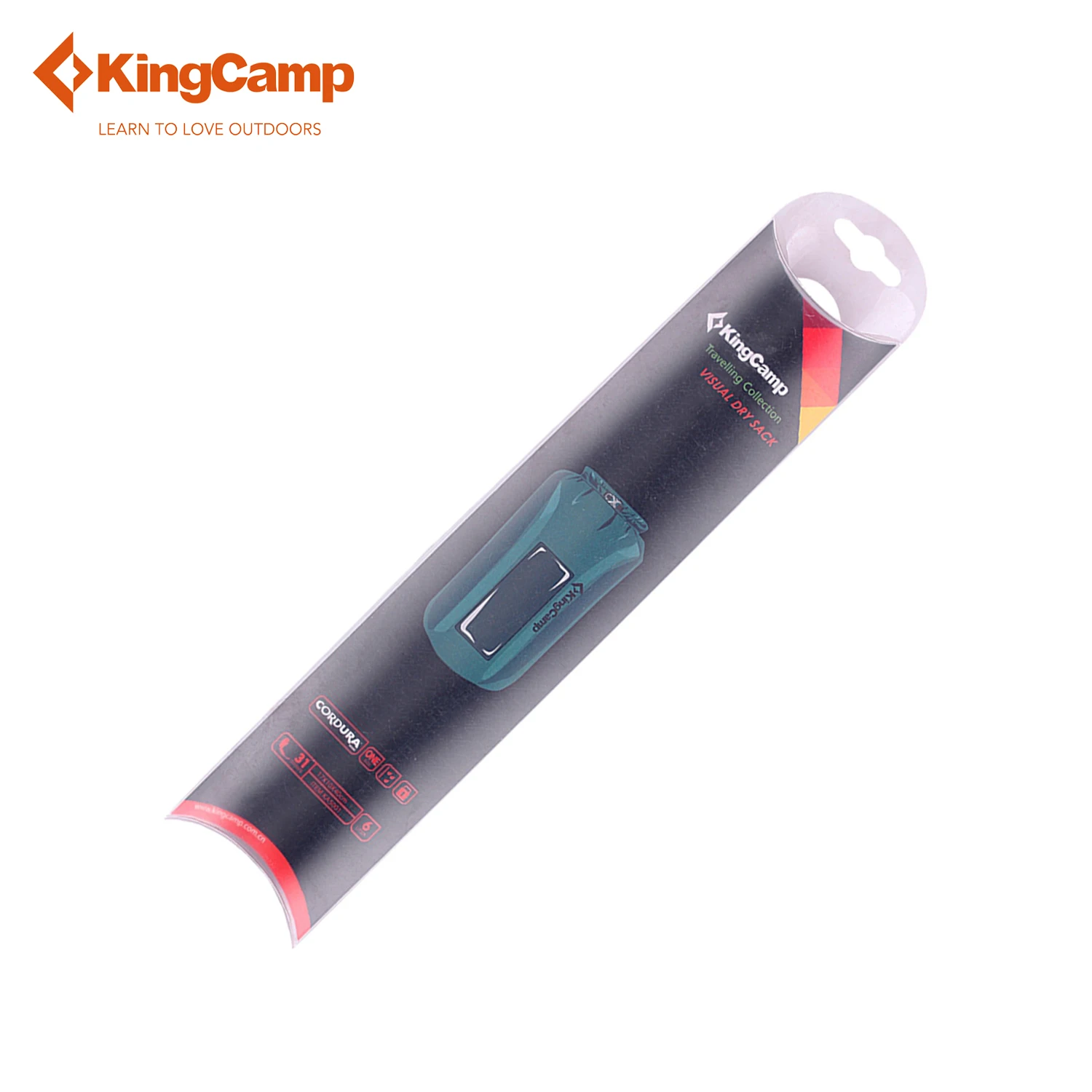 KingCamp 6L/10L/15L сухой мешок водонепроницаемый ультра-светильник дорожный визуальный мешок 30D Cordura Ткань портативный